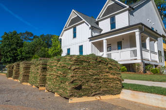 Bermuda sod is one of the better ways to cover a bare, recently developed landscape here in Augusta, GA.